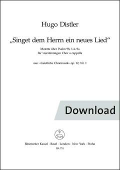 Chantez à l'Éternel un cantique nouveau Download