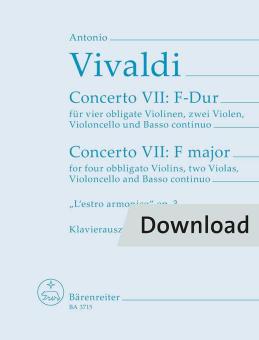 Concerto VII en fa majeur 