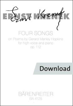 4 chansons op. 112 