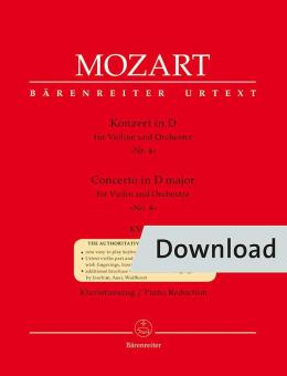 Concerto No. 4 en ré majeur KV 218 Download