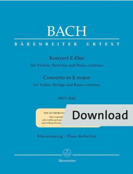 Concerto en mi majeur BWV 1042 Download