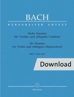 Six sonates BWV 1014-1019 Download