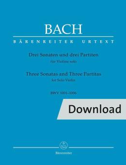Trois sonates et trois partitas BWV 1001-1006 Download