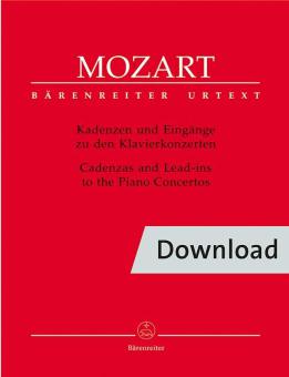 Cadences et introductions pour les concertos pour piano et orchestre Download