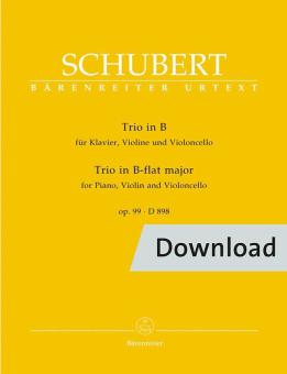 Trio en si bémol majeur op. 99 D 898 Download