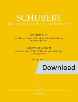 Quintette en la majeur op. post. 114 D 667 Download