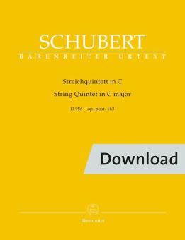 Quintette à cordes en ut majeur op. post. 163 D 956 Download