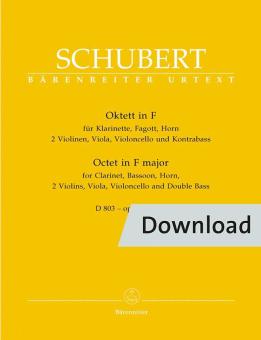 Octuor en fa majeur op. post. 166 D 803 Download