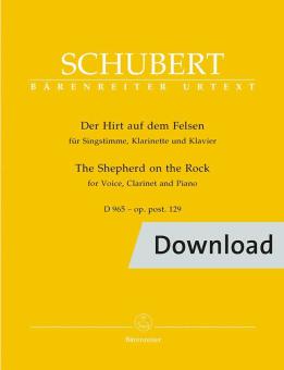 Le pâtre sur le rocher op. post. 129 D 965 Download
