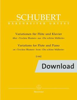 Variations sur "Trockne Blumen" op. post.160 D 802 Download
