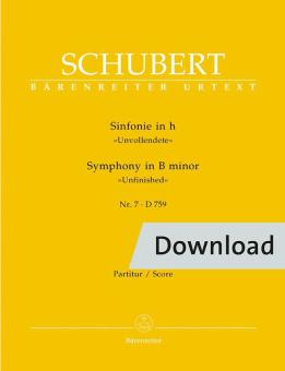 Symphonie No. 7 en si mineur D 759 Download