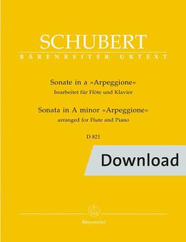 Sonate en la mineur D 821 Download