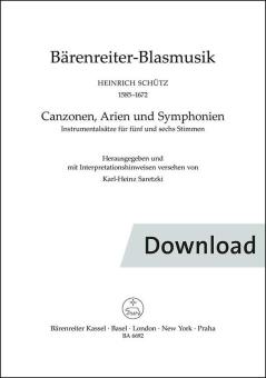 Canzonas, airs et symphonies 