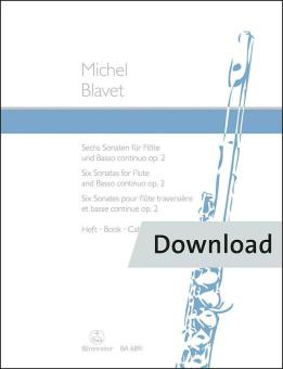Six sonates pour flûte et basse continue op. 37623 Download