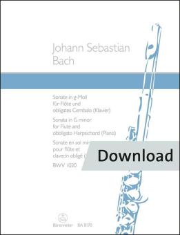 Sonate en sol mineur BWV 1020 Download