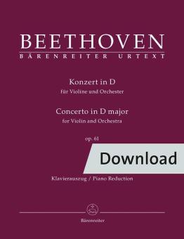 Concerto en ré majeur op. 61 Download