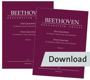 Trois quatuors WoO 36 Download