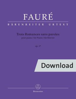 Trois Romances sans paroles op. 17 N 52 Download
