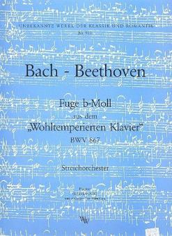 Fuge b-moll aus dem wohltemperierten Klavier BWV 867 
