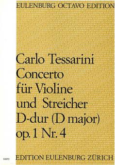Concerto in D major, Op. 1/4, for Violin (Mller) 
