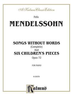 Songs Without Words, Op. 19, No. 2 