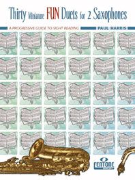Thirty Miniature Fun Duets for 2 Saxophones 