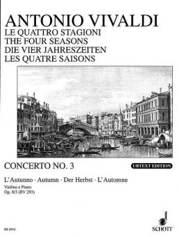 Les quatre saisons op. 8/3 RV 293 / PV 257 Standard