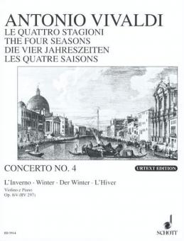 Les Quatre Saisons op. 8/4 RV 297 / PV 442 Standard