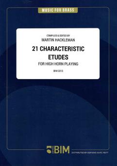 21 Characteristic Etudes For High Horn Playing Download