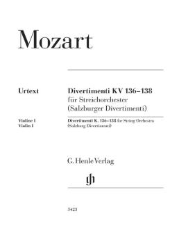 Divertimenti K. 136 -138 