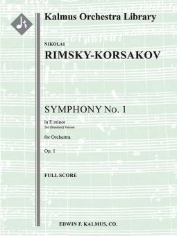 Symphony No. 1 in E minor, op. 1 