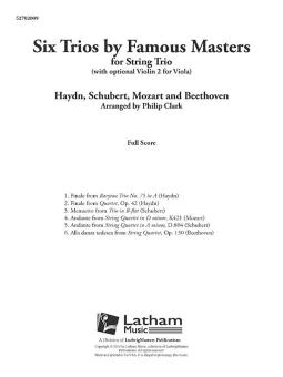 6 Trios by Famous Masters 