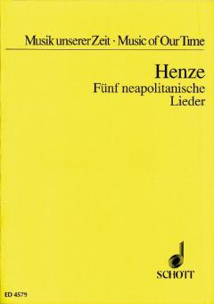 Cinque canzoni napoletane 