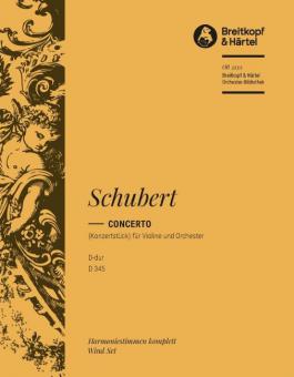 Concerto in D-Dur D 345 