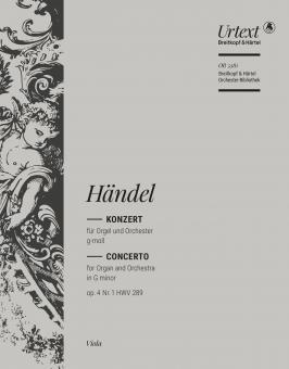 Orgelkonzert Nr. 1 g-moll op. 4/1 HWV 289 