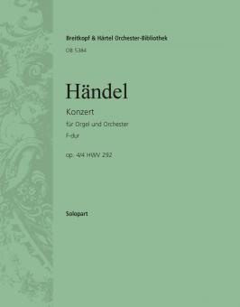 Orgelkonzert Nr. 4 F-Dur op. 4/4 HWV 292 
