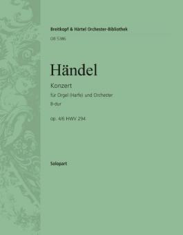 Orgelkonzert Nr. 6 B-Dur op. 4/6 HWV 294 