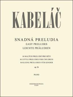 Préludes faciles op. 26 