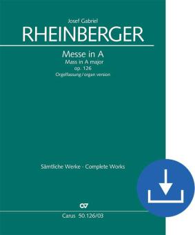 Messe en la majeur op. 126 Download