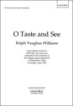 O taste and see 