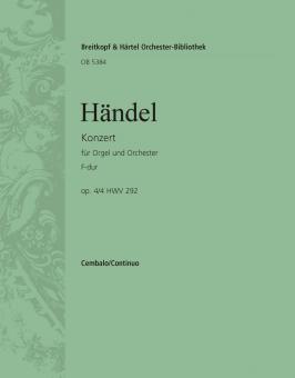 Orgelkonzert Nr. 4 F-Dur op. 4/4 HWV 292 