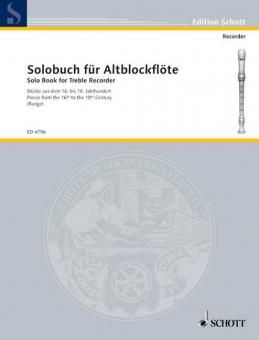 Solo Book for Treble Recorder Standard