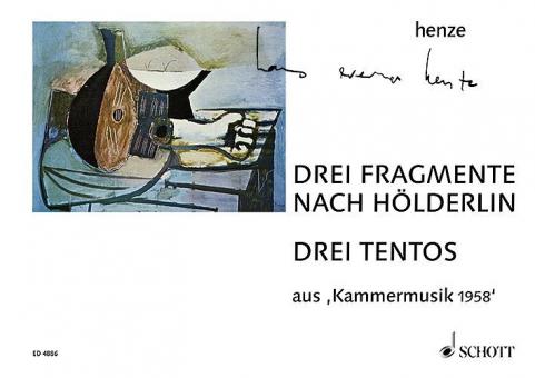 Drei Fragmente nach Hölderlin / Drei Tentos Standard