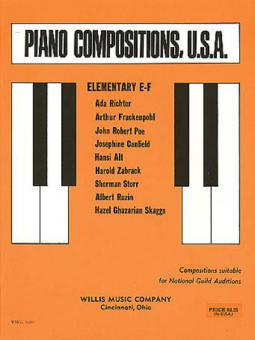 Piano Compositions USA Elementary E-F 