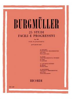 25 Études Faciles et Progressives Op. 100 