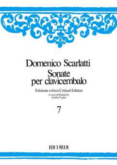Sonate Per Clavicembalo Vol. 7 Critical Edition Harpsichord Sonatas 