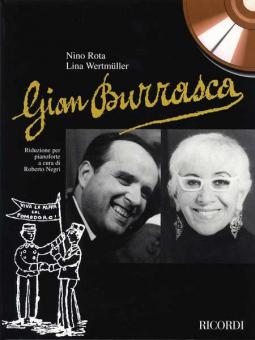 Gian Burrasca Piano Solo Book And CD 