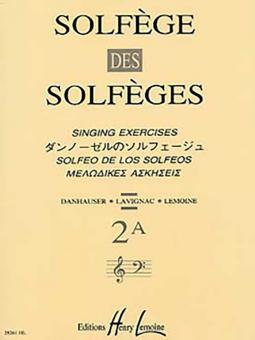 Solfège des Solfèges 2A sans accompagnement 