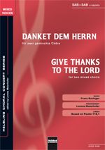 Danket dem Herrn 