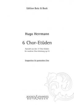 Six Choir Etudes Op. 72 